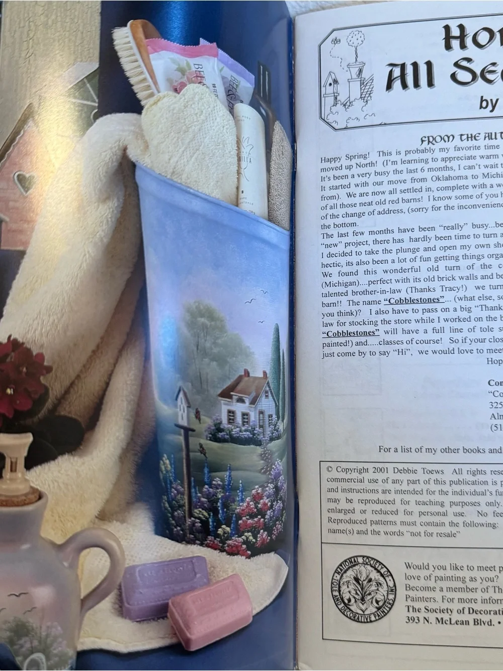 2001 Home for All Seasons Vol 8Decorative Painting Book Vintage